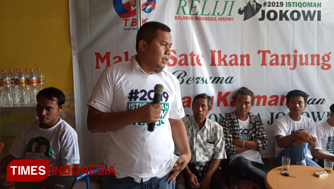 Karman Bersama Relawan Indonesia Jokowi (Reliji) Lombok Utara