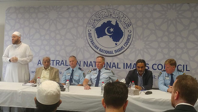 Para pemimpin Muslim NSW Australia mengadakan pertemuan dengan polisi (Foto: istimewa)