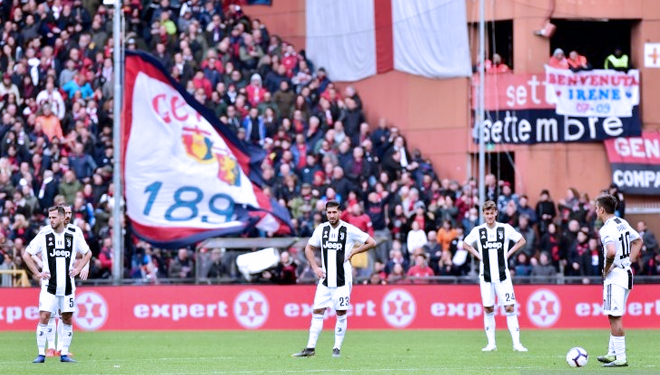 Sudah Dua Kali Genoa Putus Rekor Tak Terkalahkan Juventus