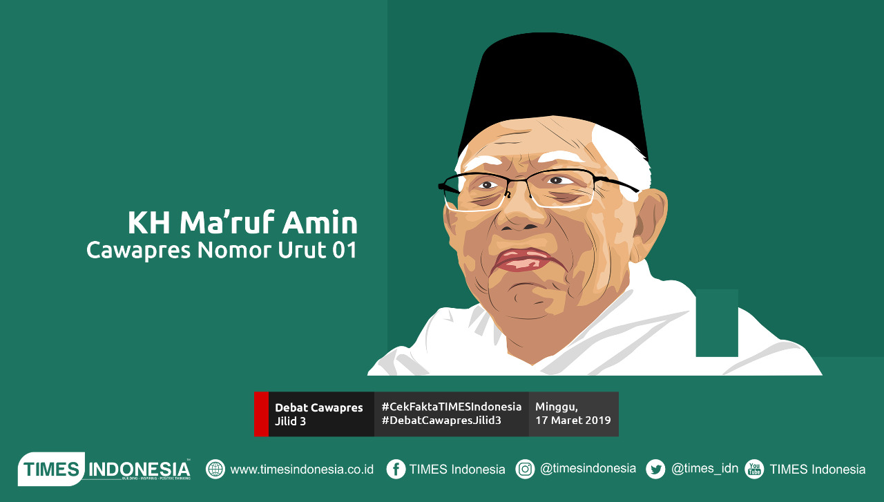Tanggapi Masalah Pengangguran, KH Ma'ruf Amin Sebut Infrastruktur Langit Jokowi