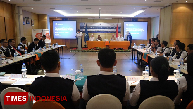 An early meeting towards the aviation security personnel training. (PHOTO: Exlusive/TIMIES Indonesia)