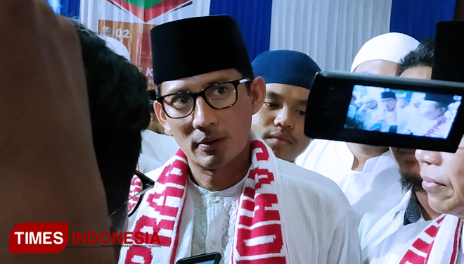 Menparekraf RI, Sandiaga Uno. (FOTO: Dok TIMES Indonesia)
