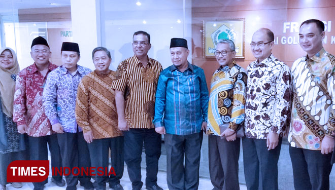Cawagub DKI Jakarta Saat Safari Politik Ke Fraksi Di DPRD DKI Jakarta (FOTO: Rizki Amana/TIMES Indonesia)
