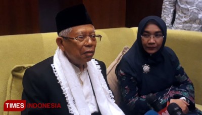 Soal Survei Litbang Kompas, KH Ma'ruf Amin: Ambil Tengah Aja, 20 Persen