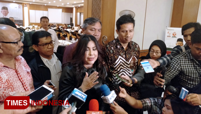 Bendahara Umum DPN Seknas Jokowi, Ismarilda Priadi. (FOTO: Edi Junaidi ds/TIMES Indonesia)