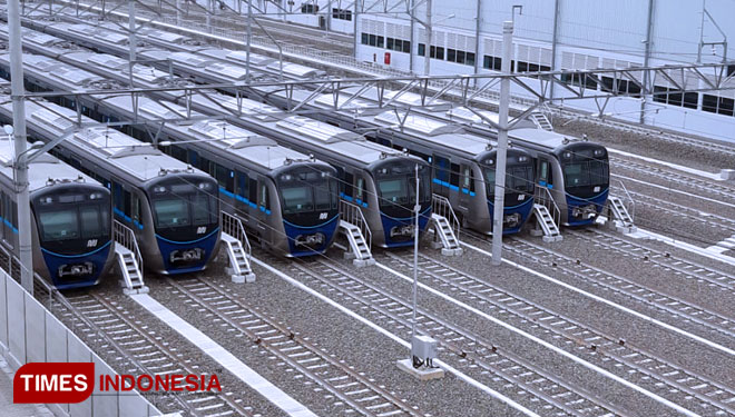 Kereta Mass Rapid Transit (FOTO: Rizki Amana/TIMES Indonesia)