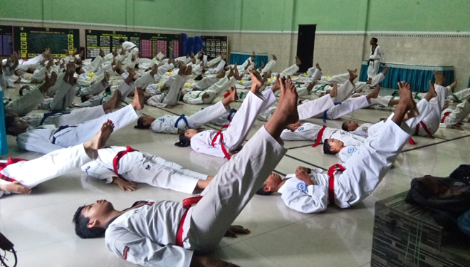 Latihan Taekwondo Indonesia Bondowoso (FOTO: Istimewa) 