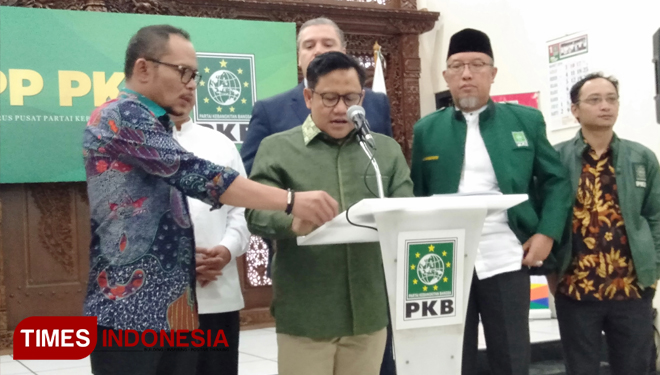 Ketua Umum PKB, Muhaimin Iskandar atau Cak Imin (foto: Edi Junaidi ds/TIMES Indonesia)