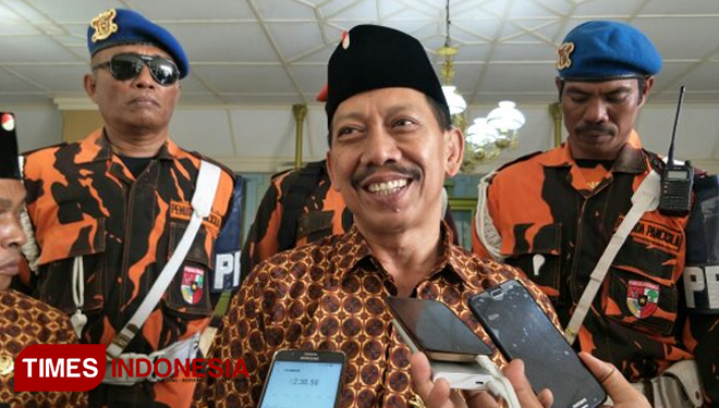 Ketua DHC BPK'45 Kabupaten Malang,  Moch Geng Wahyudi, SH. MHum. (FOTO :widodo irianto/TIMES Indonesia) 