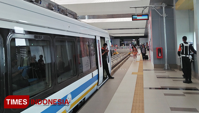 ILUSRASI: Kereta LRT (Dok. TIMES Indonesia)