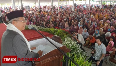 Gelar Acara Haul, KH Ma'ruf Amin Minta Warga Banten Doakan Ibundanya