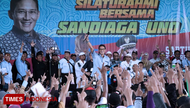 Sandiaga S Uno. (FOTO: Tofik For TIMES Indonesia)