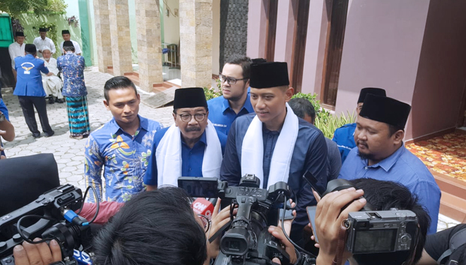 AHY Kunjungi Ponpes Nurul Kholil Bangkalan