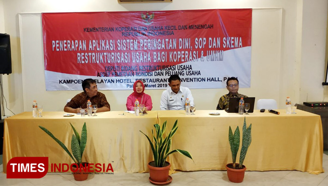 Asisten Deputi Pemetaan Kondisi dan Peluang Usaha Kemenkop UKM Sri Istiati (FOTO: Ali For TIMES Indonesia)