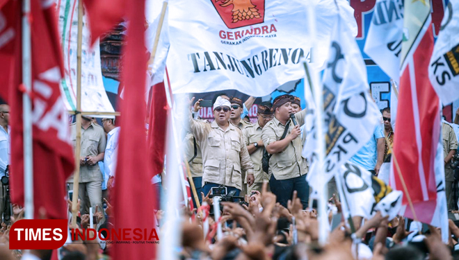 Prabowo Subianto (FOTO: Tofik For TIMES Indonesia)