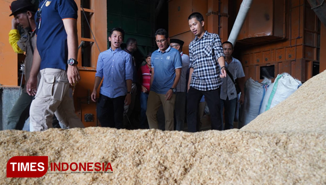 Di Sidrap, Sandi Bertemu Pengusaha Muda Pemasok Beras di DKI Jakarta