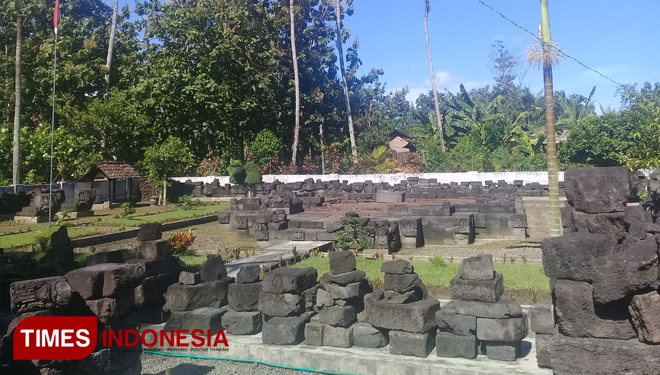 Suasana Candi Simping di Desa Sumberjati Kecamatan Kademangan Kabupaten Blitar Jawatimur. (FOTO:Sholeh/TIMES Indonesia).