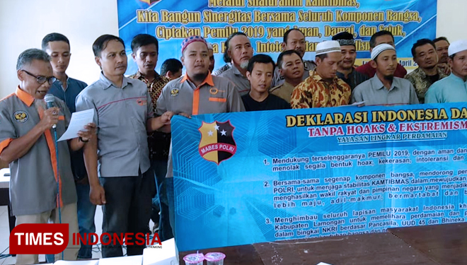 Mantan Napiter YLP Berkomitmen Wujudkan Pemilu 2019 Aman dan Damai