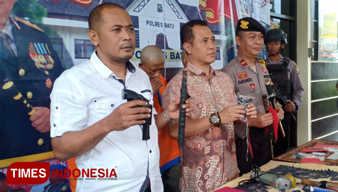 Dua Pelaku Curanmor Rumahan Dilumpuhkan Polres Batu