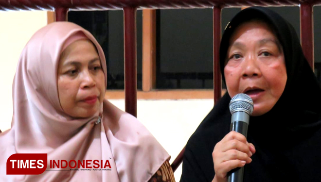 Penulis saat mengikuti sesi malam pengenalan anggota POS III (Foto-Foto: Sukma/TIMES Indonesia)