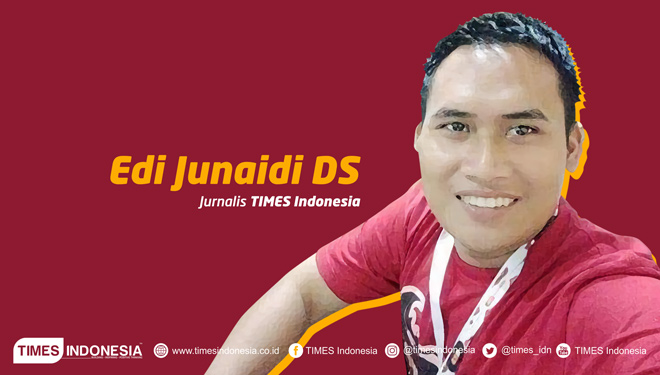 Edi Junaidi ds, Jurnalis TIMES Indonesia. (Grafis: Dena/TIMES Indonesia)