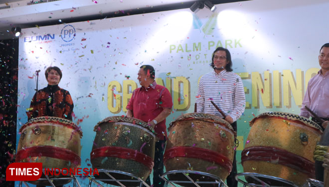 Grand Opening Palm Park Hotel Surabaya, Saturday (6/4/2019) (Photo: Lely Yuana/TIMES Indonesia)