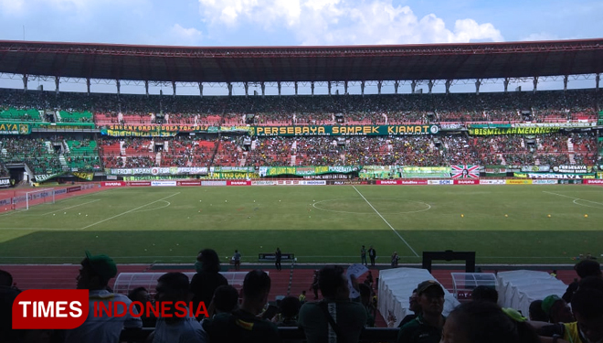 Stadion Gelora Bung Tomo, Surabaya, Selasa (9/4/2019). (FOTO: Ovan/TIMES Indonesia)
