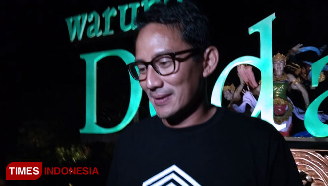 Politikus Partai Gerindra Sandiaga S Uno. (FOTO: Dok. TIMES Indonesia)