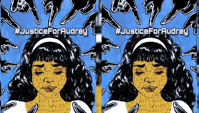 Justice For Audrey. (FOTO: Istimewa)