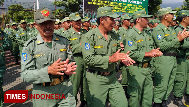 Wajib Setiap Kelurahan di Batu Smart City Punya Linmas Perempuan  TIMES Indonesia