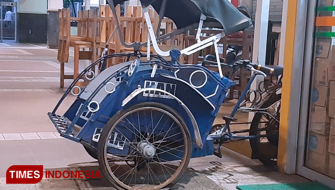 Becak Listrik (FOTO: Rizki Amana/TIMES Indonesia)