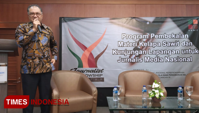 Diskusi Program Jurnalist Fellowship Gelombang I Oleh BPDPKS Kemenkeu RI (FOTO: Rizki Amana/TIMES Indonesia)