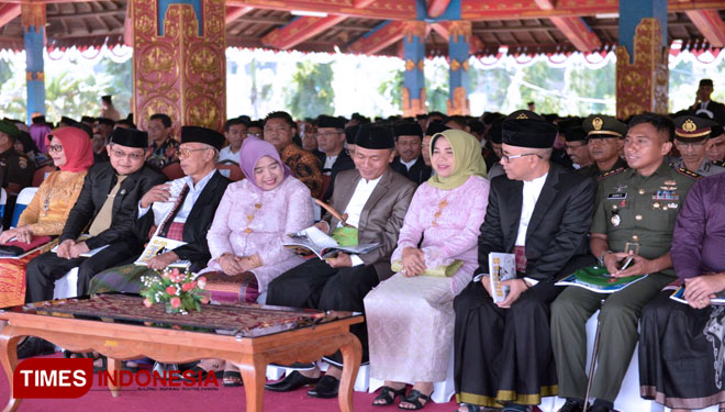 Suasana peringatan hari jadi Kabupaten Lobar (Lombok Barat) yang ke-61 tahun.(FOTO: Humas Lobar for TIMES Indonesia)