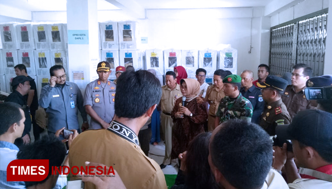 KPU Bontang Distribusikan Logistik Pemilu  2019  ke 15 