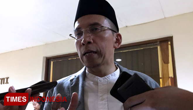 Korbid Keummatan Partai Golkar Tuan Guru Bajang. (FOTO: Rizki Amana/TIMES Indonesia)