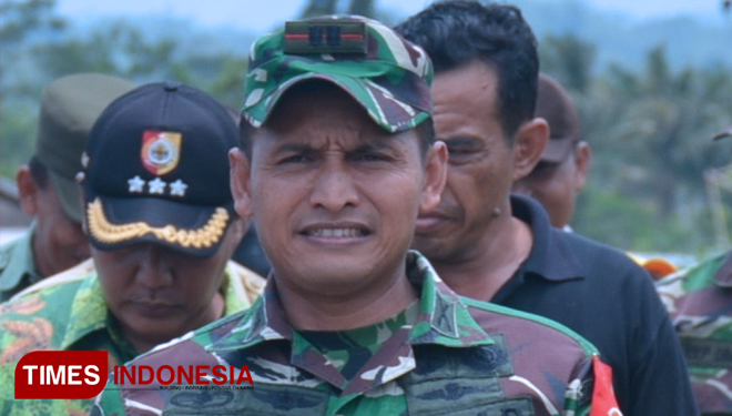 Apresiasi Komandan kodim 0824 kepada Masyarakat Jember. (FOTO: AJP/TIMES Indonesia)