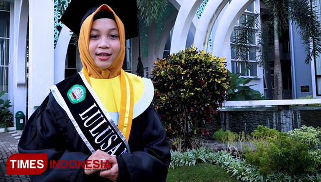 Reseliana Mahrofi mahasiswi Fakultas Ekonomi dan Bisnis Profi Manajemen Unisma Malang. (FOTO: AJP TIMES Indonesia)