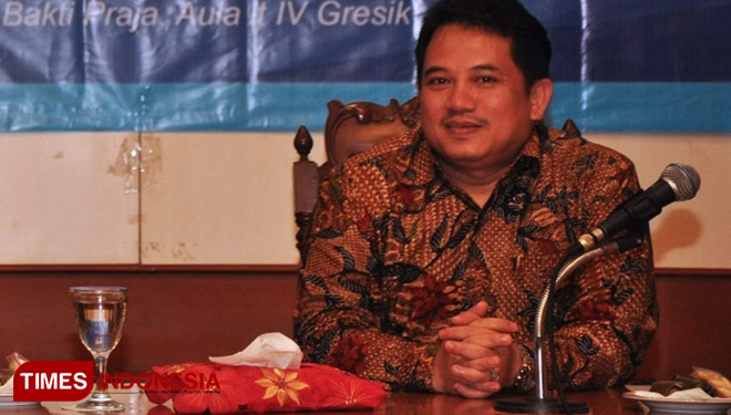 Kepala BPN Gresik, Asep Heri (FOTO: Akmal/TIMES Indonesia)