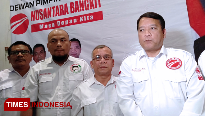 Ketua umum Dewan Pimpinan Pusat Nusantara Bangkit, Ir. Ivan PP. (FOTO: Edi Junaidi ds/TIMES Indonesia)