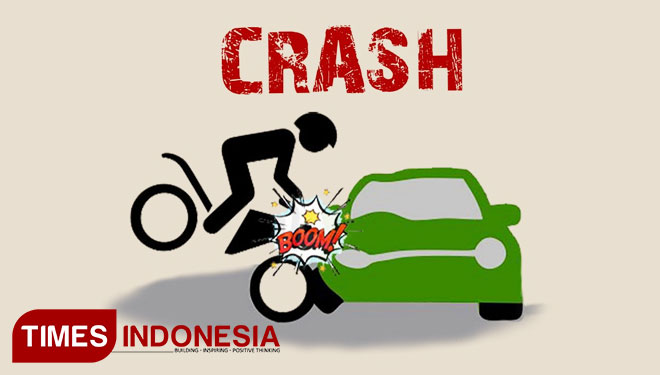 kecelakaan lalulintas. (ILUSTRASI - TIMES Indonesia)