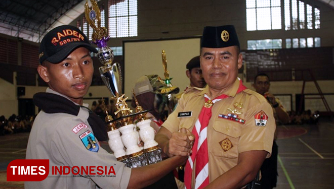 Pelaksaan Penutupan Lomba Aksi Kreasi Penegak Pramuka Saka Wira Kartika. (FOTO: AJP TIMES Indonesia)