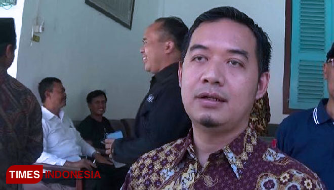 Lukman Hakim, Ketua KPU Kabupaten Probolinggo.(FOTO: Dicko W/TIMES Indonesia)