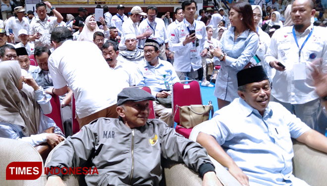 Beginilah suasana terkini Syukuran Prabowo-Sandi di TMII. (FOTO: Edi Junaidi ds/TIMES Indonesia)