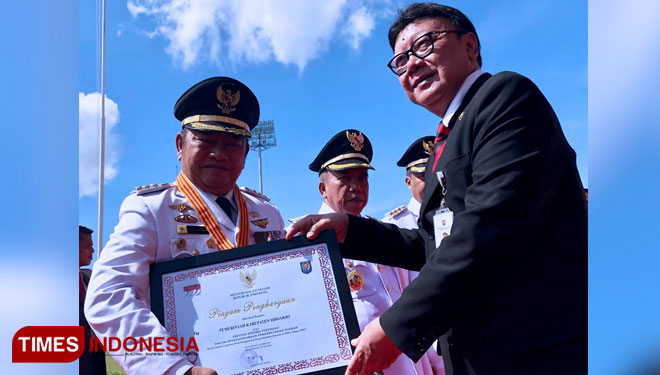 Raih Satya Lencana Karya Bhakti Praja Nugraha, Sidoarjo Skor Tertinggi Tingkat Nasional