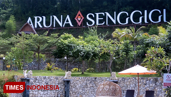 Aruna Senggigi Resort and Convention Managed by Topotels yang megah di kawasan wisata Senggigi, Lombok Barat. (FOTO: Anugrah Dany/TIMES Indonesia) 