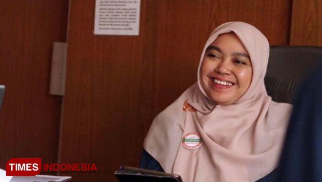 Kepala Cabang BPJS Kesehatan Banyuwangi, Hernina Agustin. (Foto: Syamsul Arifin/TIMES Indonesia)