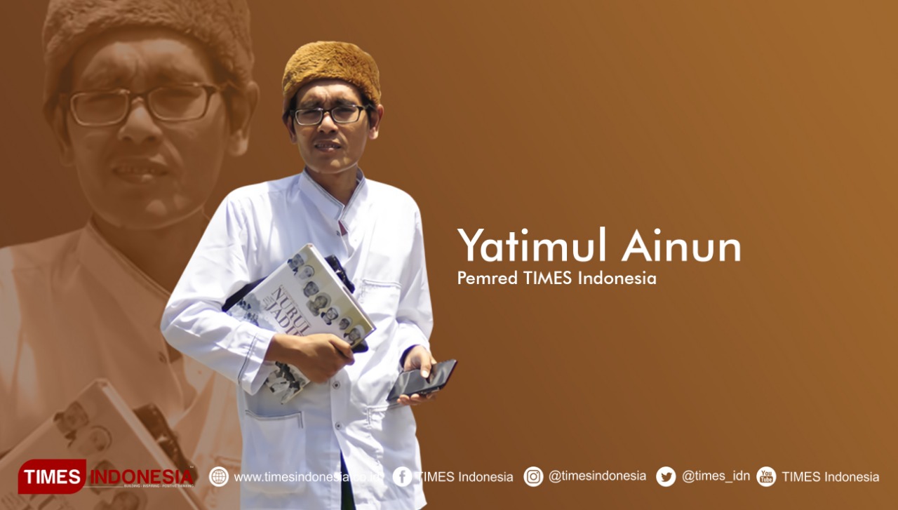 Yatimul Ainun, the Counselor of Al Hikmah Lil Muttaqin Islamic Dormitory School, Buluwang, Malang, East Java. (Picture by: TIMES Indonesia)