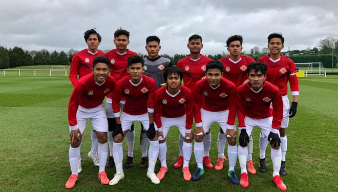 Tim Garuda Select adalah Pesepakbola muda U-16 yang dipilih PSSI untuk menjalankan trial selama 6 bulan di Inggris (FOTO:pssi.org)