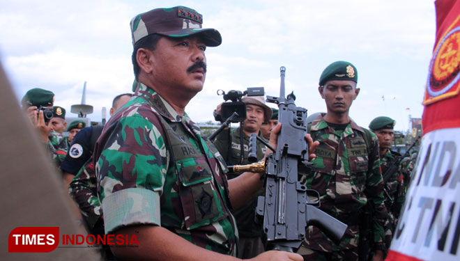 Panglima TNI, Marsekal Hadi Tjahjanto (Foto: Tria Adha / TIMES Indonesia)