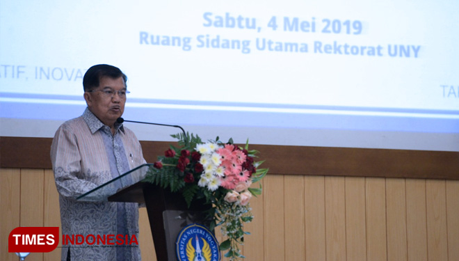 JK Ingatkan Tugas Kampus Mencetak SDM Berkualitas